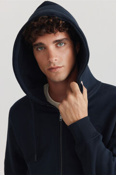 Springfield Basic open hooded sweatshirt