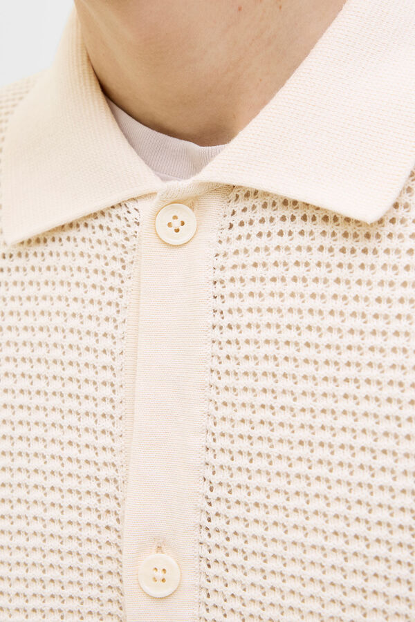 Jack & Jones Relaxed fit jersey-knit shirt white