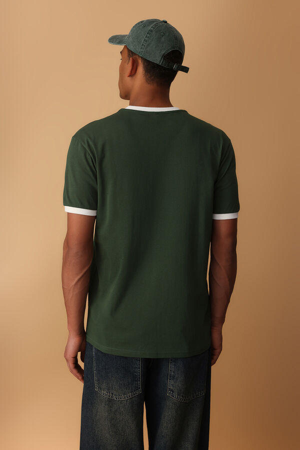 Trendyol Camiseta oversize manga corta kaki