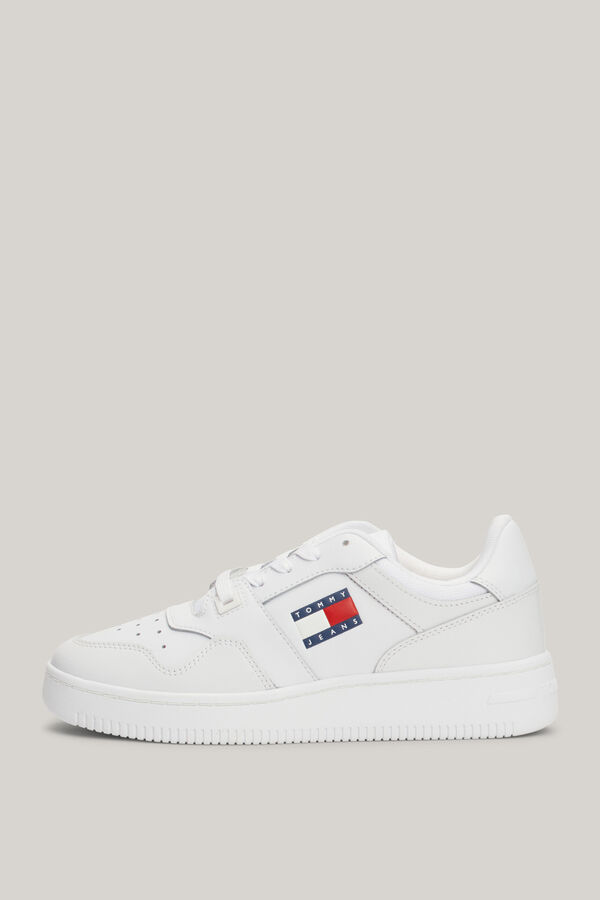 Tommy Jeans Tommy Jeans women's basketball platform with flag  white
