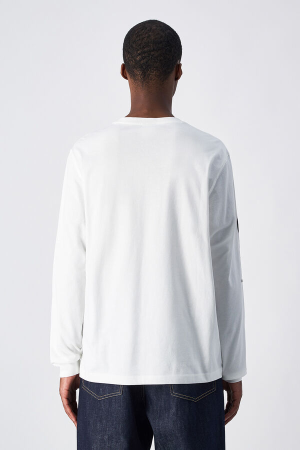 Champion Camiseta manga larga blanco