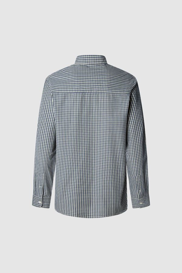 Pepe Jeans Camisa Cuadros Fit Regular azul