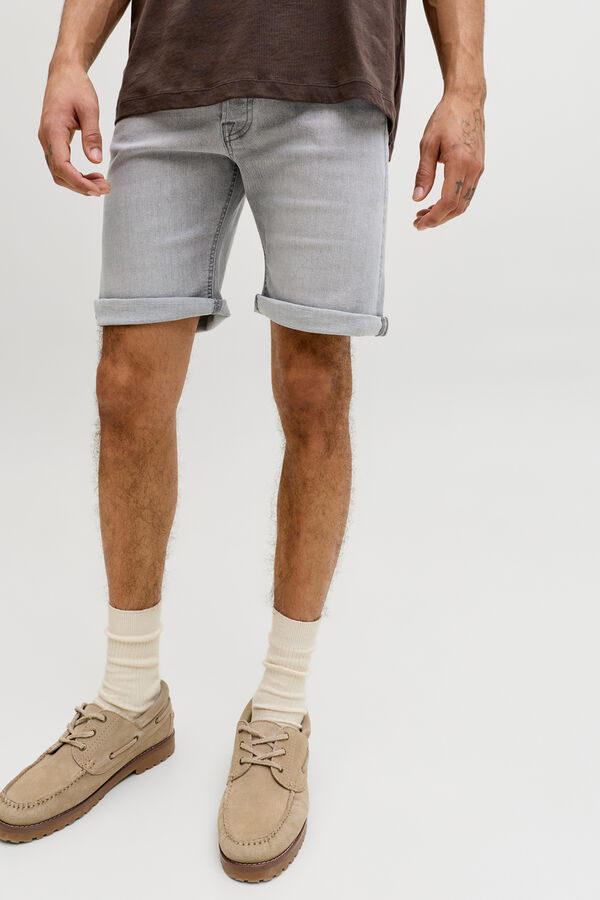 Jack & Jones Bermuda regular stone wash gris