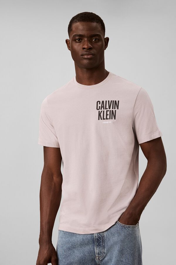 CK Jeans Camiseta de manga curta rosa