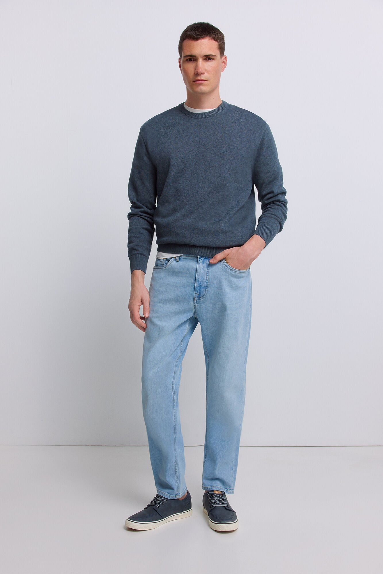 Springfield Light wash slim fit jeans