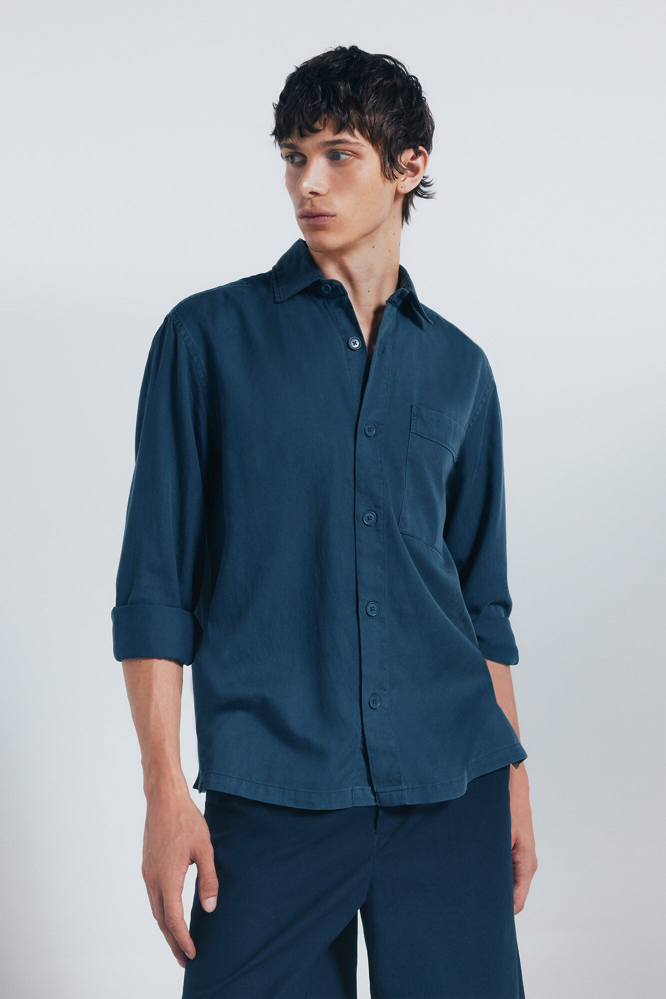 Springfield Oversized tencel overshirt