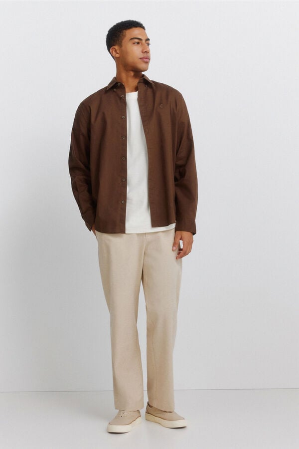 Springfield Linen shirt nude