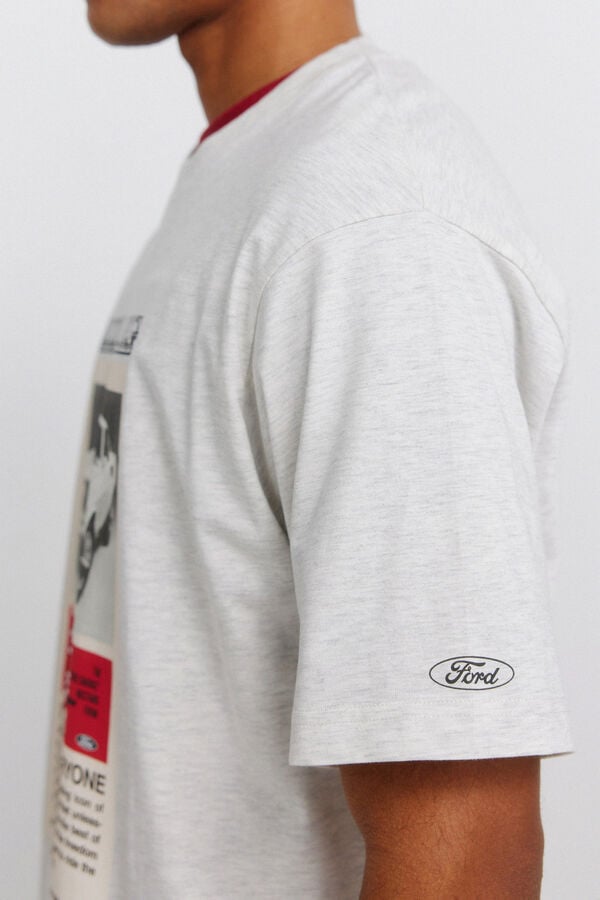 Springfield T-shirt Mustang Boss 429 grey