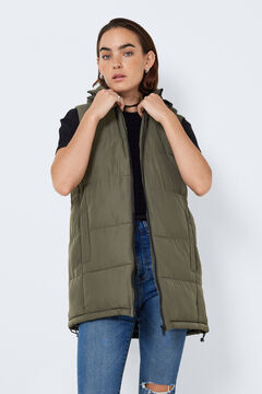 Springfield Long quilted gilet vert