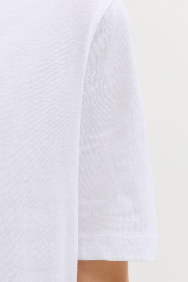 Jack & Jones Junior Printed short sleeve T-shirt white
