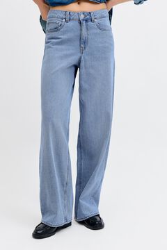 Jack & Jones Jeans wide tiro alto lavado