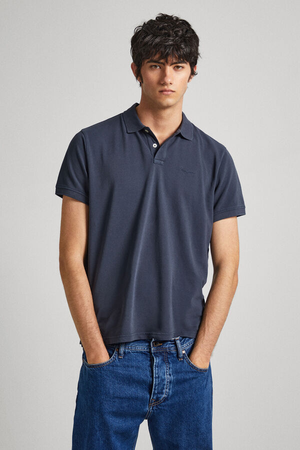 Pepe Jeans Polo Piqu&eacute; Fit Slim azul
