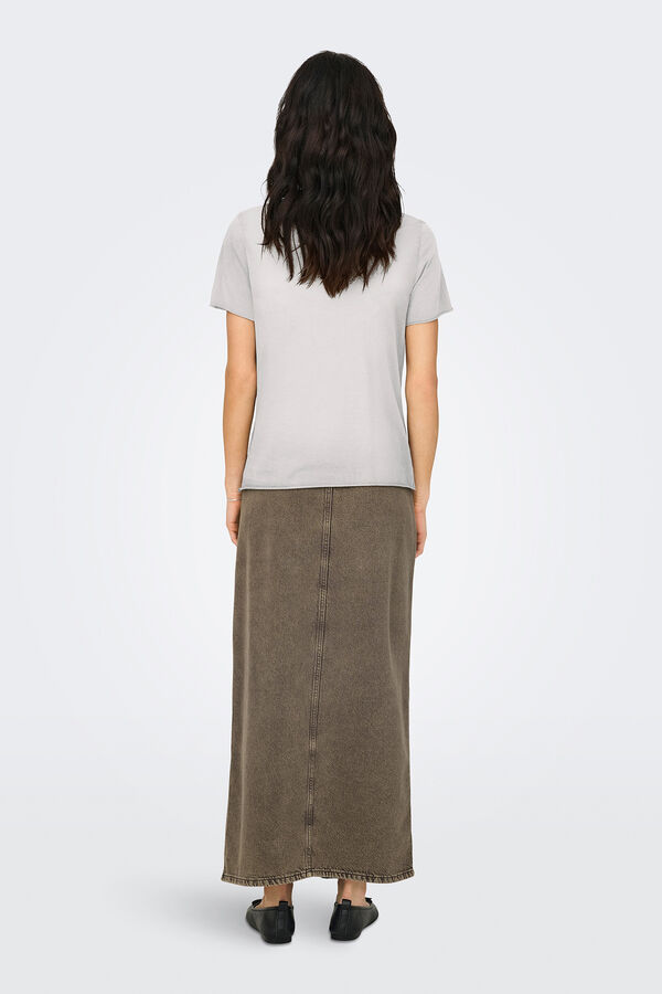 Only Printed short-sleeved T-shirt  white