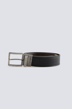 Springfield Reversible denim belt