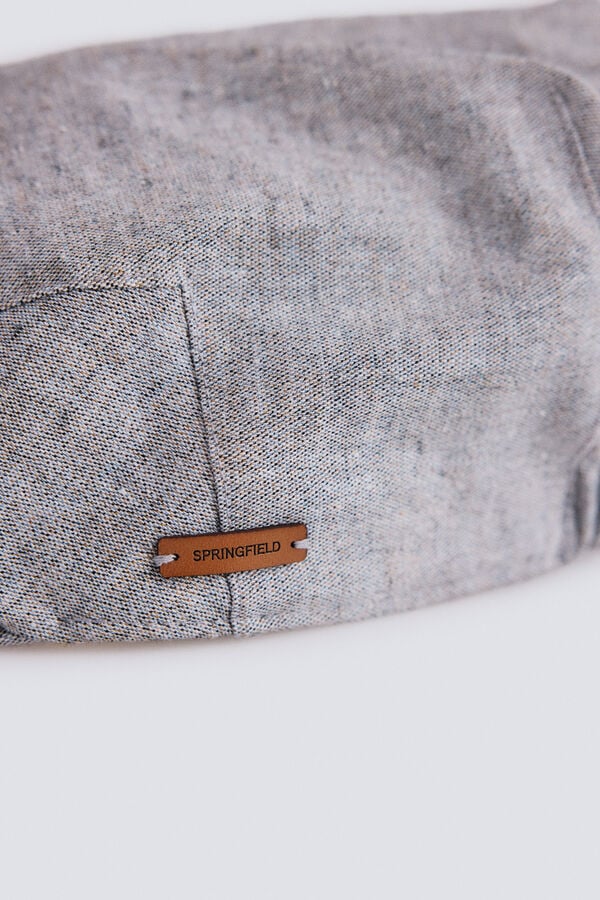 Springfield Flat cap with Springfield logo detail nude