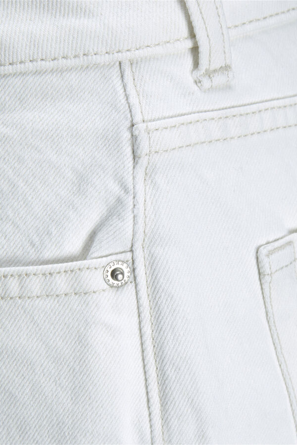 Springfield Jeans wideleg blanco blanco