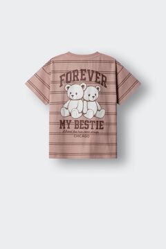 Springfield Kids Camiseta manga corta osos rayas ni&ntilde;a