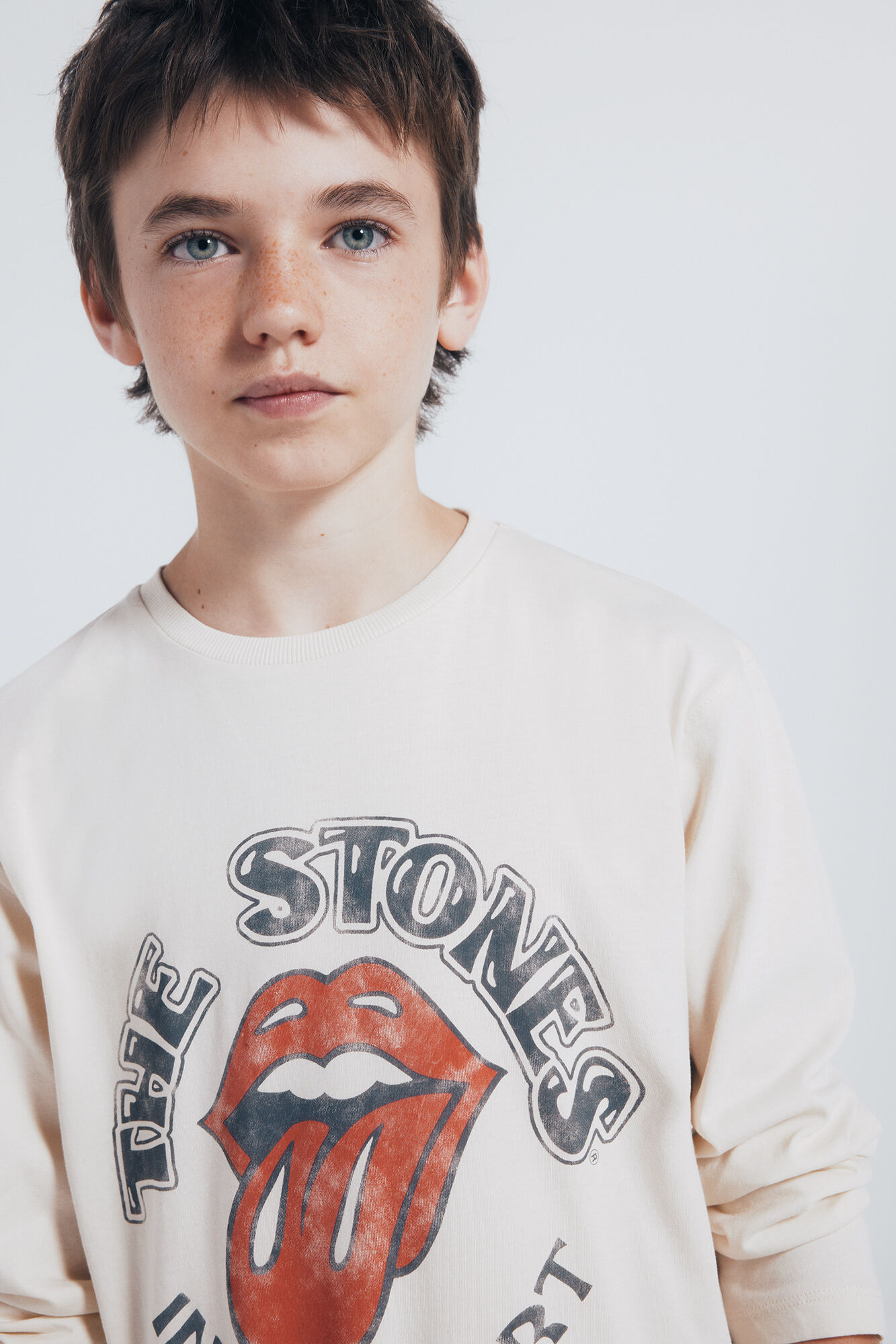 Springfield Kids Camiseta infantil de manga comprida dos Rolling Stones