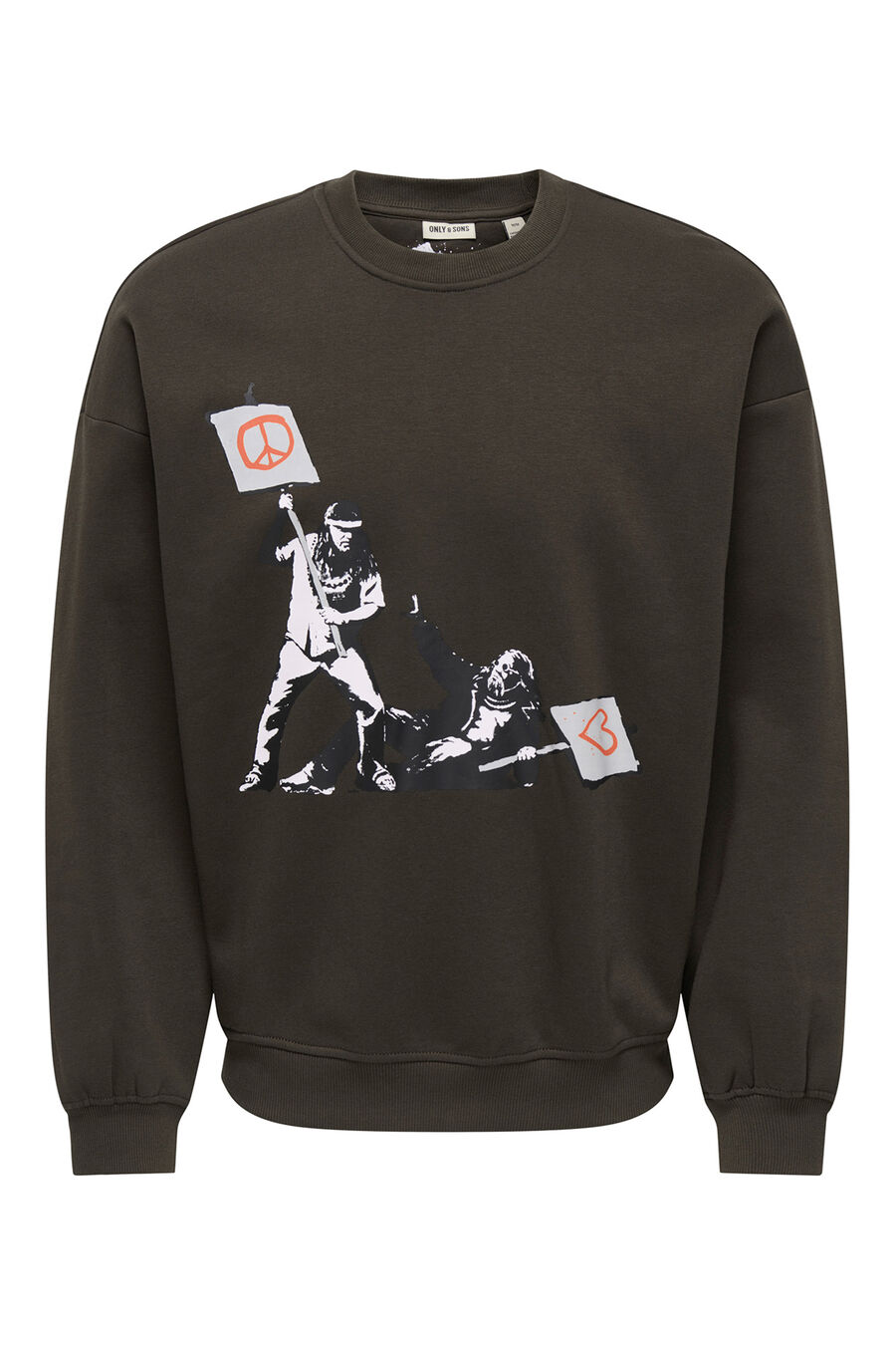 Sudadera cuello redondo Banksy