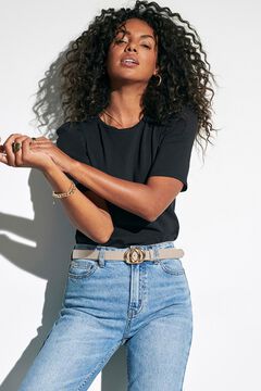 Only Cintur&oacute;n de polipiel ajustable