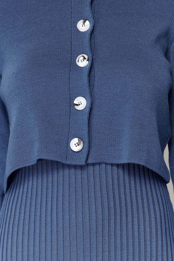 Trendyol Vestido midi azul