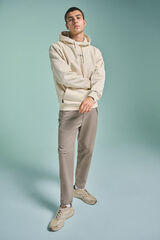 Springfield Sweatshirt Limitless capuz x Springfield natural