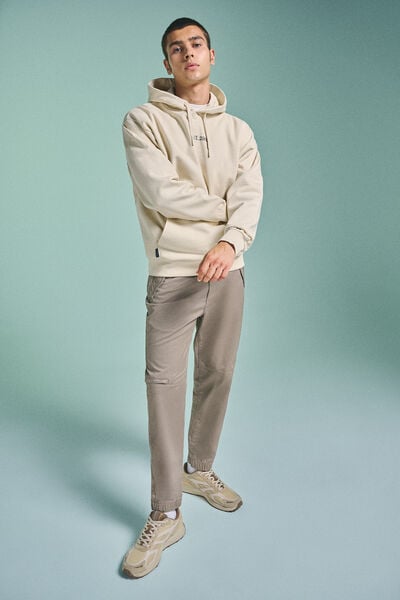 Springfield Sweatshirt Limitless capuz x Springfield natural