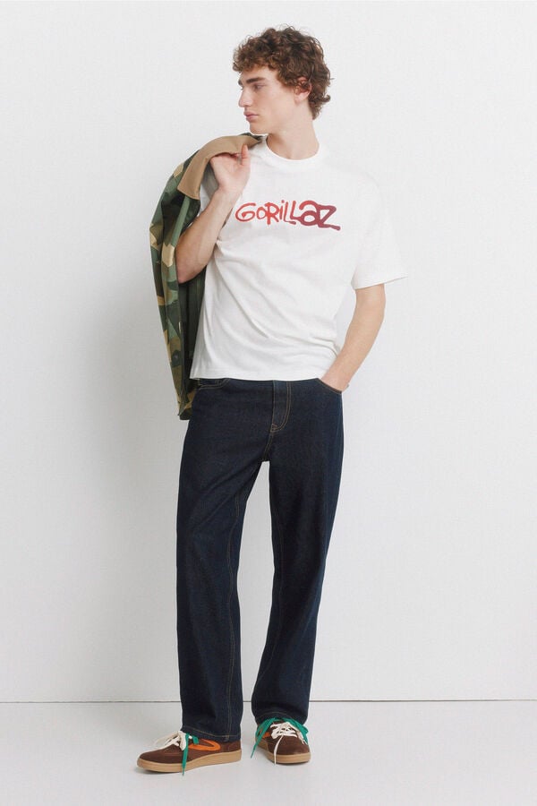 Springfield T-shirt GORILLAZ beige