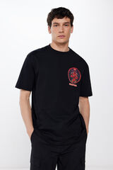 Springfield Deadpool T-shirt crna