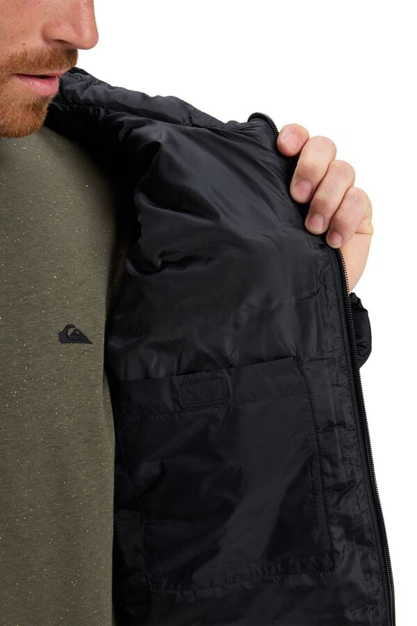 Quiksilver Hooded puffer jacket black