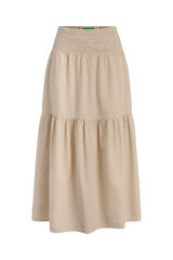 Jack & Jones Falda larga seersucker tostado