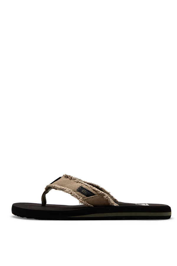 Quiksilver Leinenriemen-Sandalen Nude