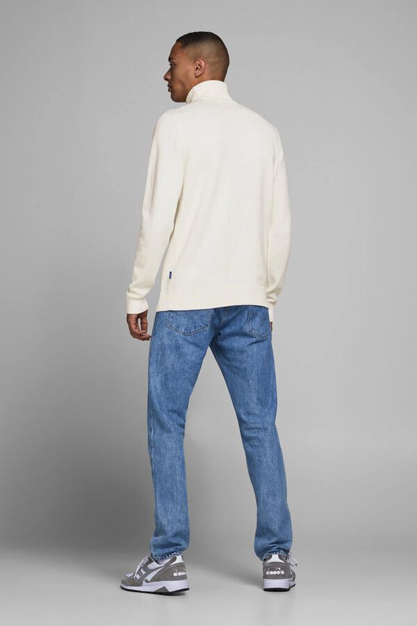 Springfield Sustainable high neck jumper white
