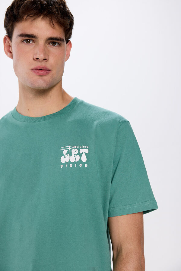 Springfield t-shirt artistique vert