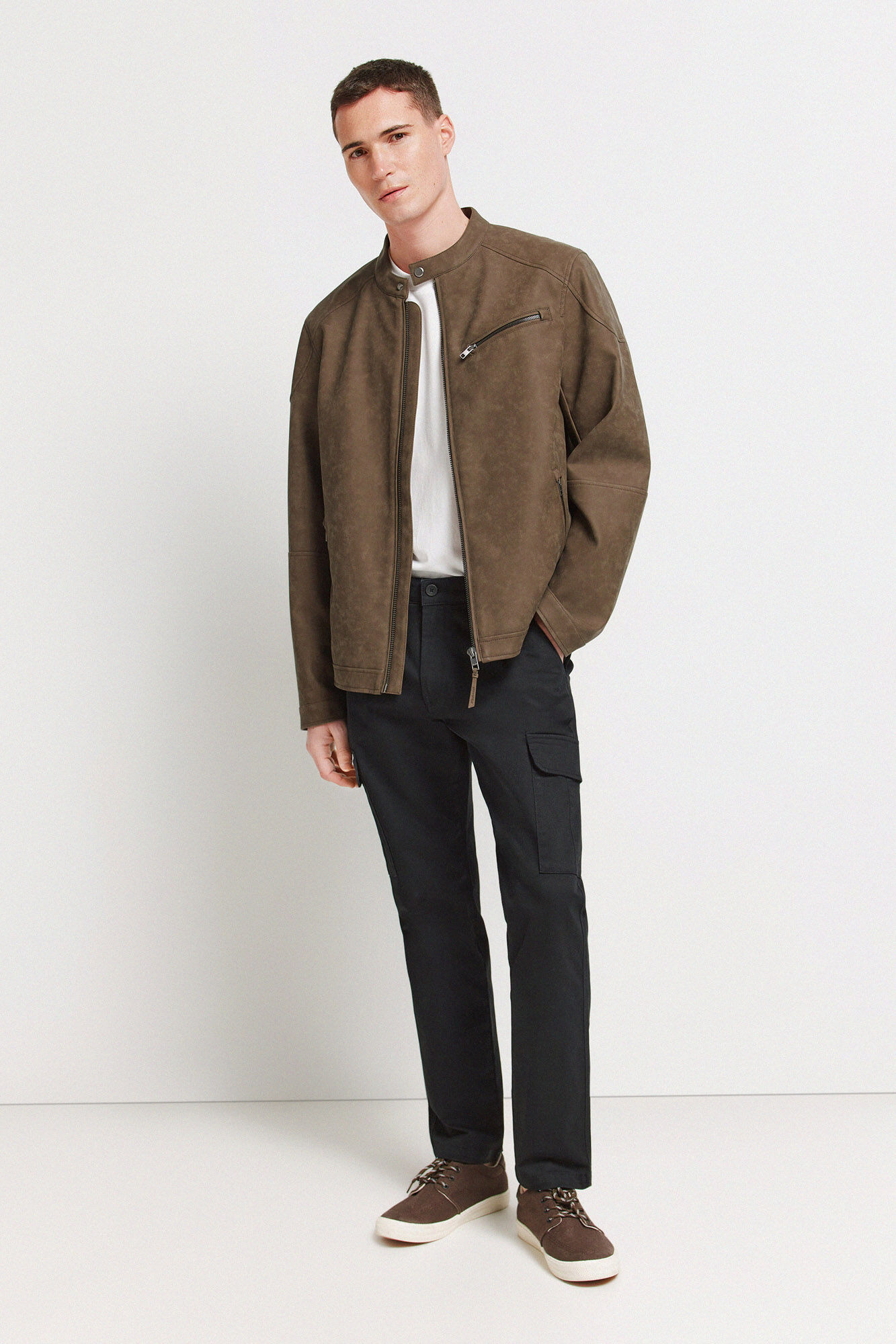 Springfield Slim fit cargo comfort trousers