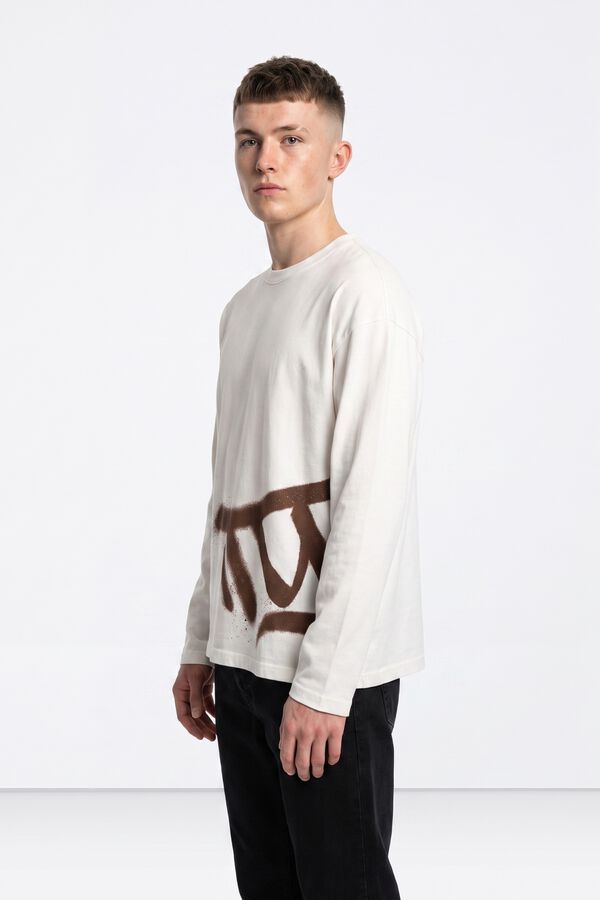 Tiffosi Young Long sleeve T-shirt white