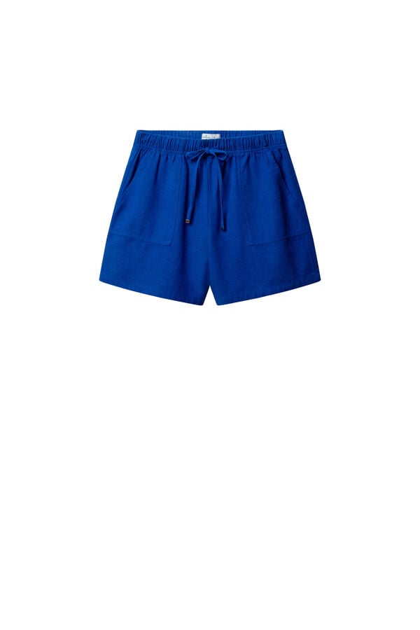 Springfield Cal&ccedil;&otilde;es com el&aacute;stico na cintura azul