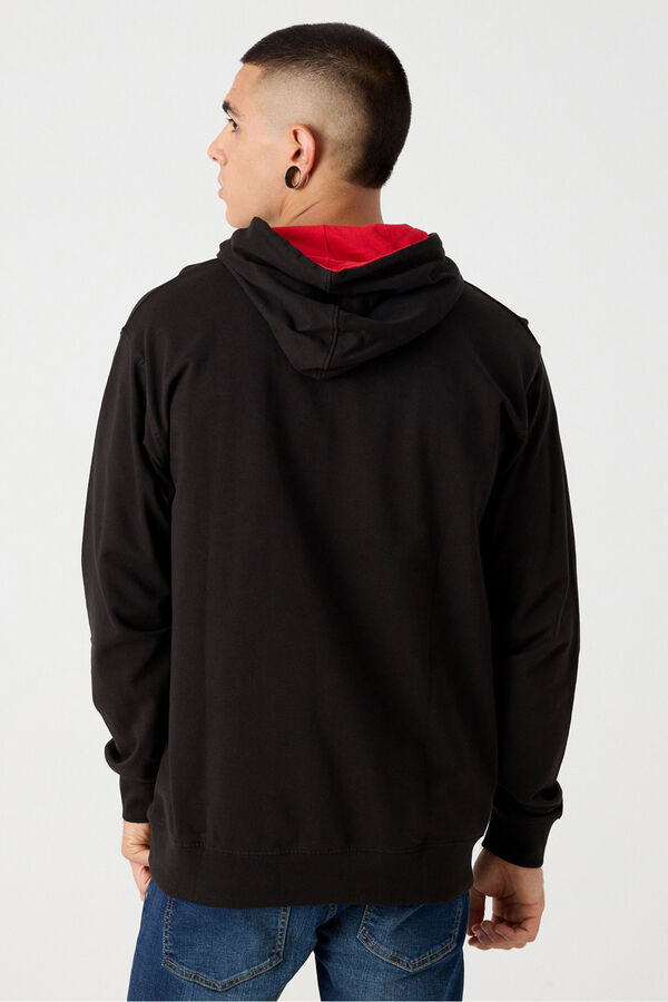 Inside Sudadera B&aacute;sica Logo negro