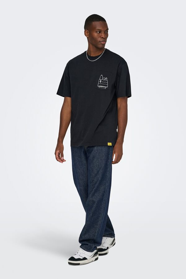 Only & Sons Short sleeve T-shirt black