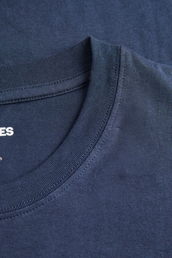 Jack & Jones PLUS Printed short sleeve T-shirt blue