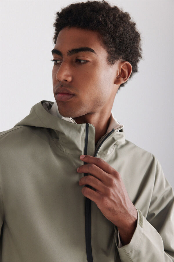 Springfield Short technical parka beige