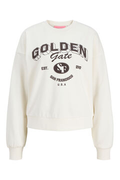 Jack & Jones Sweatshirt descontra&iacute;da gola redonda