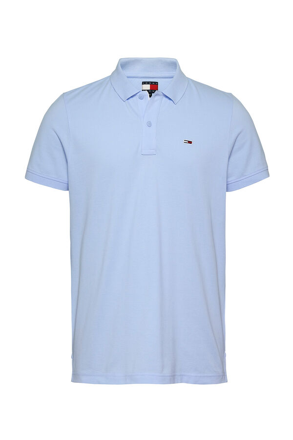 Tommy Jeans Men's short sleeve polo shirt blue