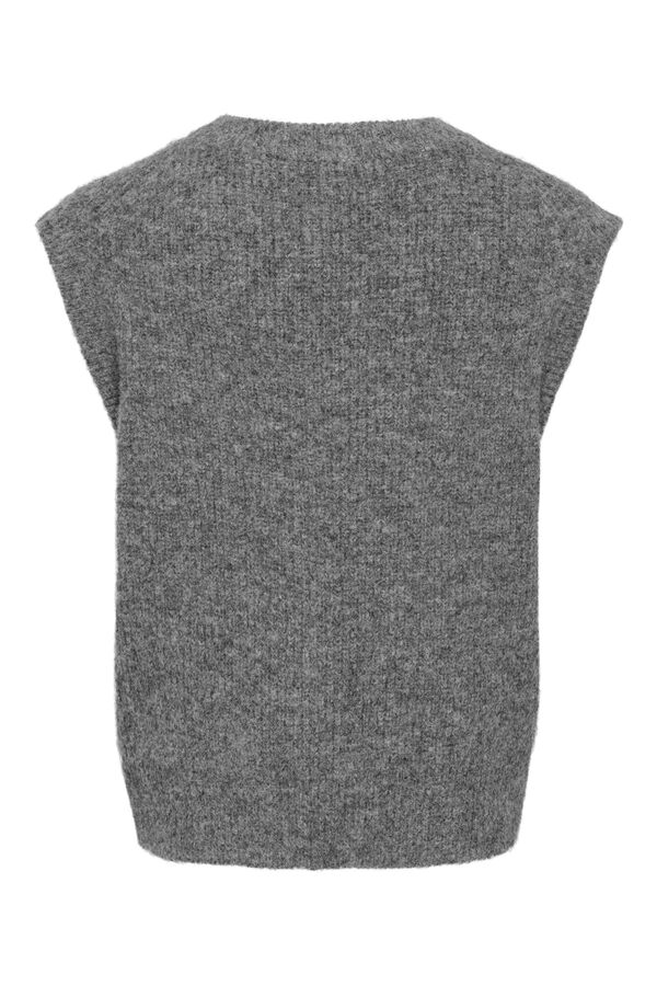 Only & Sons V-neck knit gilet grey