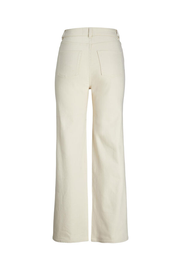 Springfield White straight cut trousers brown