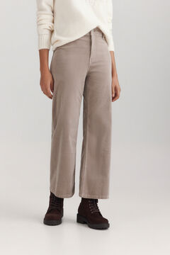 Springfield Corduroy wide leg trousers