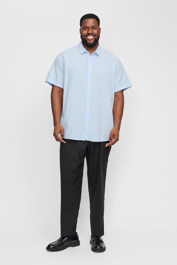 Jack & Jones PLUS Slim fit shirt PLUS blue