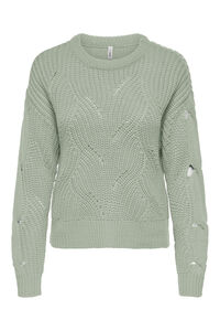 Only Gestanzter Pullover