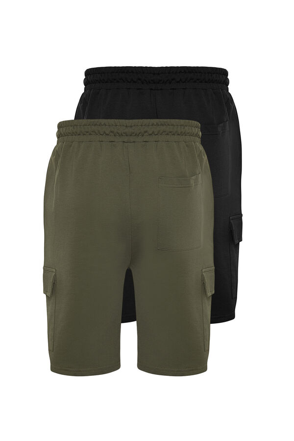 Trendyol Bermudas estampadas blanco