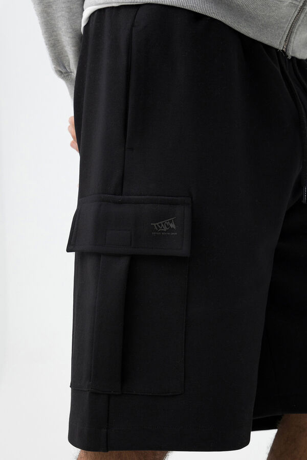 Tiffosi Young Shorts relaxed fit negro